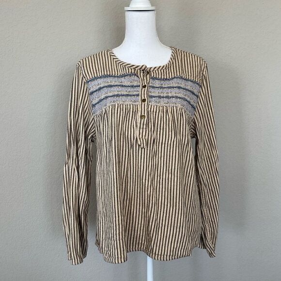 Current/Elliot Striped Blouse   - Picture 1 of 10